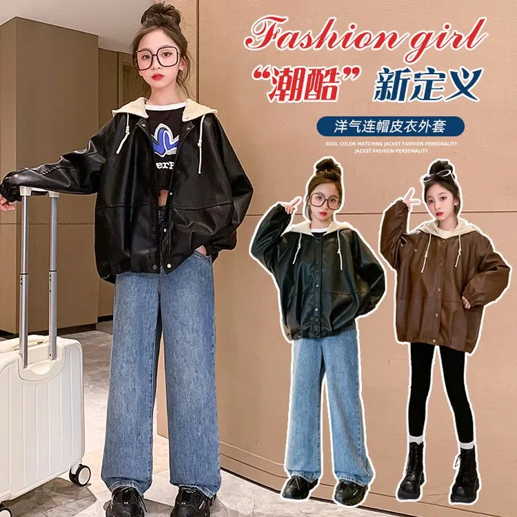 高级感女童西装套装网红炸街春秋装韩潮中大童富家千金洋气两件套