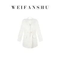 WEIFANSHU/魏凡舒【暮雪风影】羊毛拉毛外套