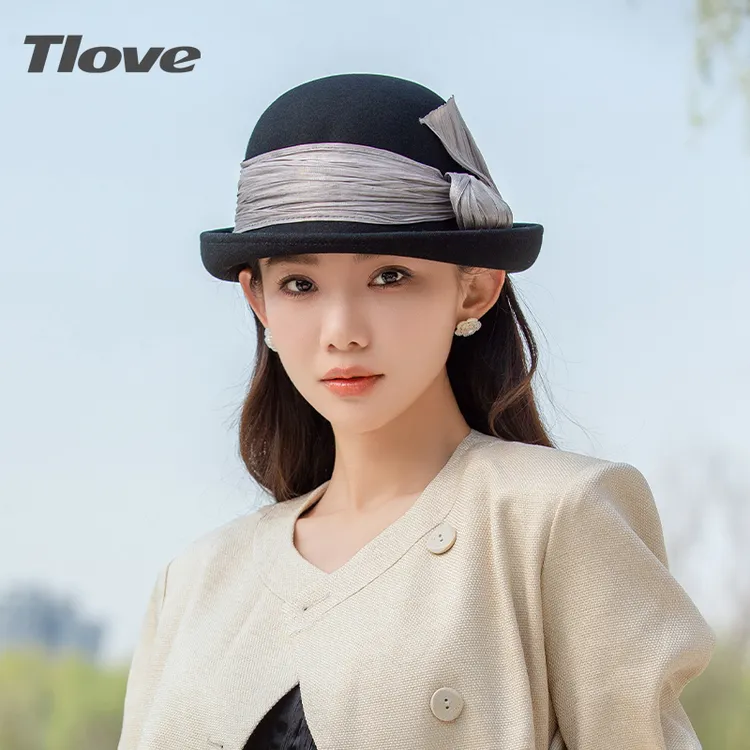 9455短檐东季花朵防晒帽草帽女盆帽帽子帽大帽檐礼帽