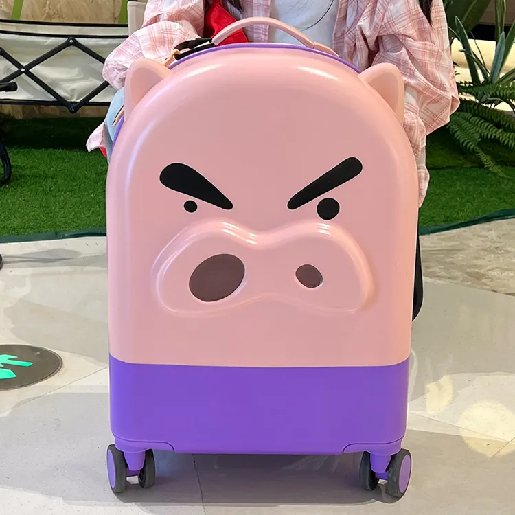 蜡笔小新肥嘟嘟左卫门行李箱20寸万向轮登机箱拉杆箱小型旅行箱