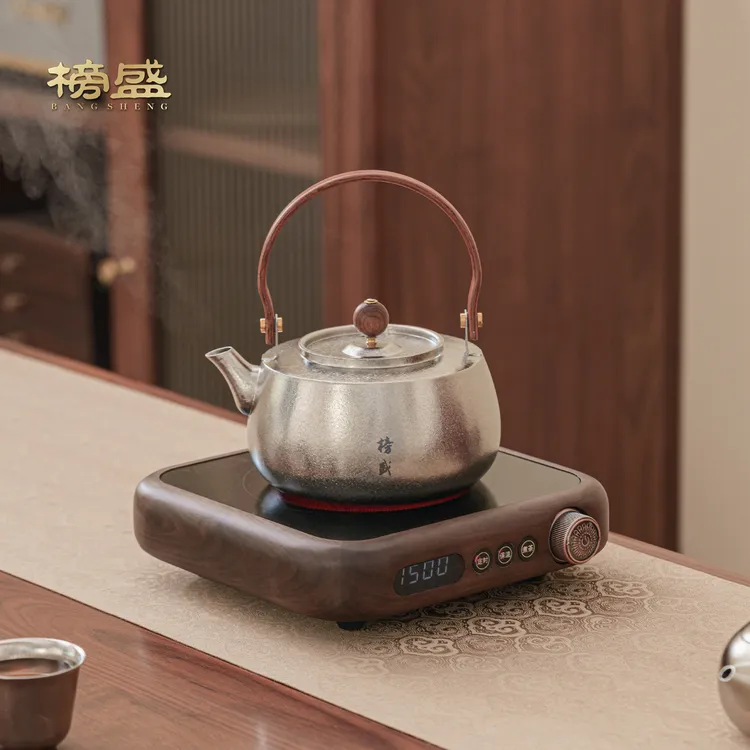 榜盛纯钛煮茶壶2025新款烧水壶家用高端中式煮茶炉电陶炉煮茶器