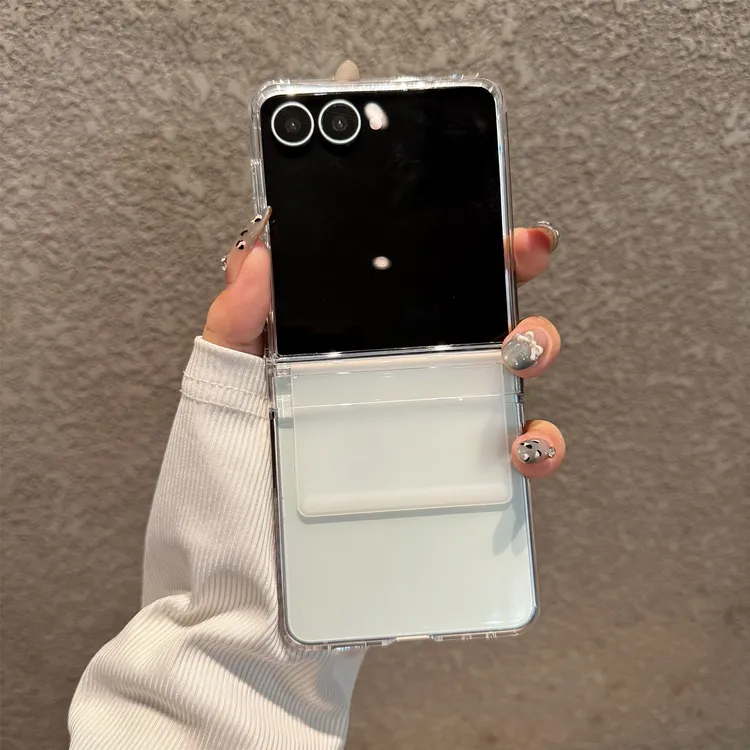 适用三星zflip7手机壳新款超薄不发黄一体护轴三星zflip6简约防摔