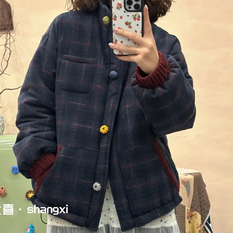  | 大大 | 上喜 | 6276#格子棉外套 |                          