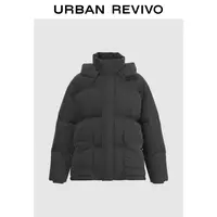 【HOT】UR2025冬季新款男装时尚休闲连帽绗缝羽绒服UMY150014