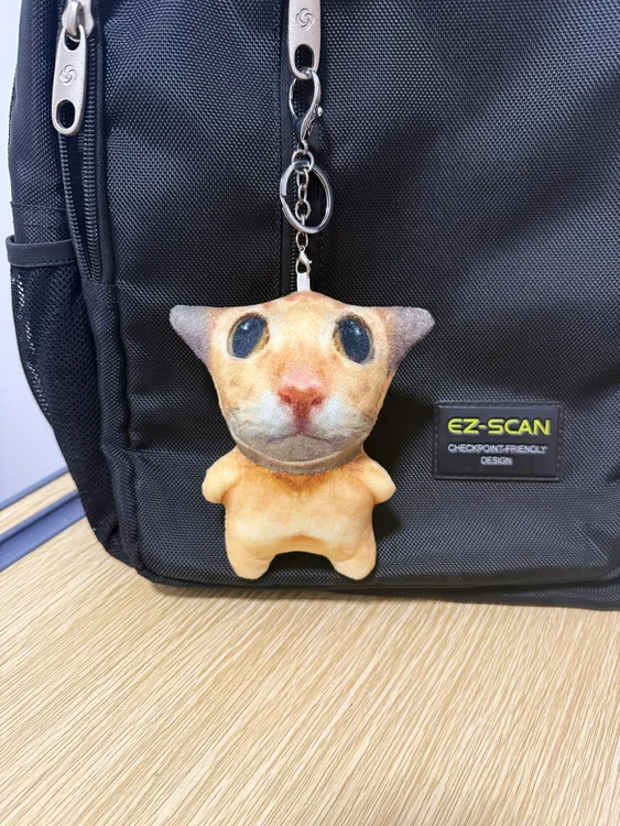 阿米嘎蒂朵喵喵丑萌猫猫钥匙扣超萌可爱挂饰