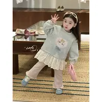 橙小7·25冬~卡通花边卫衣XQ55257（童装汉服）