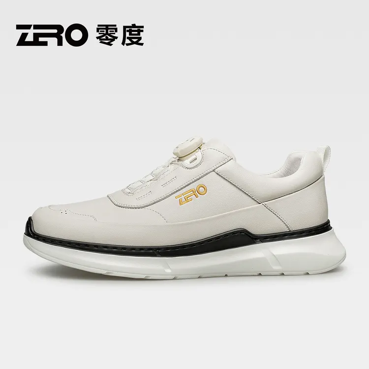ZRO零度时尚百搭透气轻便厚底休闲皮鞋潮流低帮男子休闲鞋53729