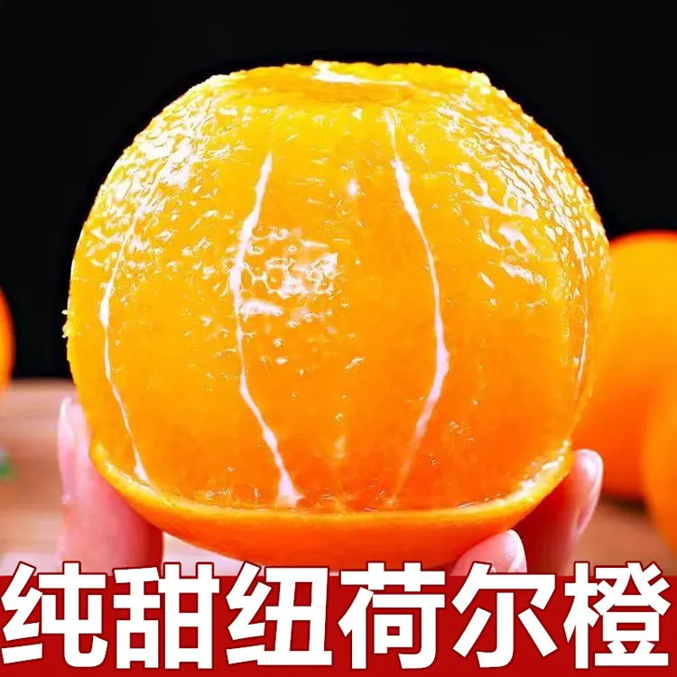 纯甜纽荷尔脐橙现摘新鲜橙子水果冰糖甜橙净重5/9斤/赣南品种橙子