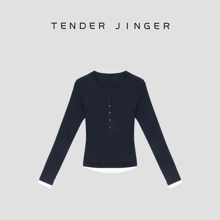 Tender Jinger修身版型长袖上衣T53LFK30741