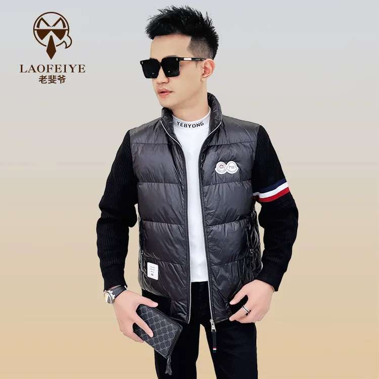 【老斐爷欧品】2025冬款男士时尚百搭保暖白鸭绒时尚羽绒服潮流