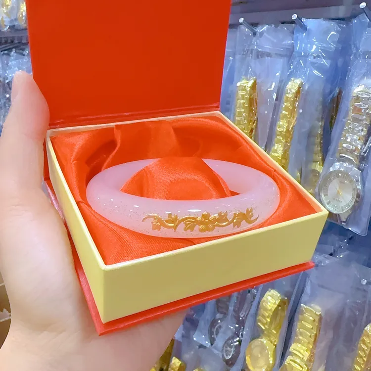 非金属铅玻璃手镯 非金属手镯 قۇم چاشما ئاق بۈلەيزۈك .女士手镯