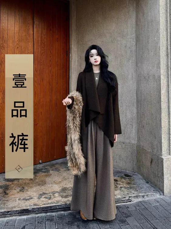 201-300 上新秋冬款加厚百搭休闲宽松大版型阔腿裤裙裙裤加厚