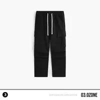 Reloading&O₃  针织水洗工装风全棉舒适百搭宽松休闲长裤