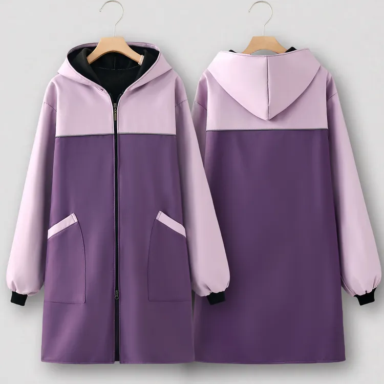 劳保围裙厨房家用家居罩衣女新款加绒加厚防水防油上班定制工作服