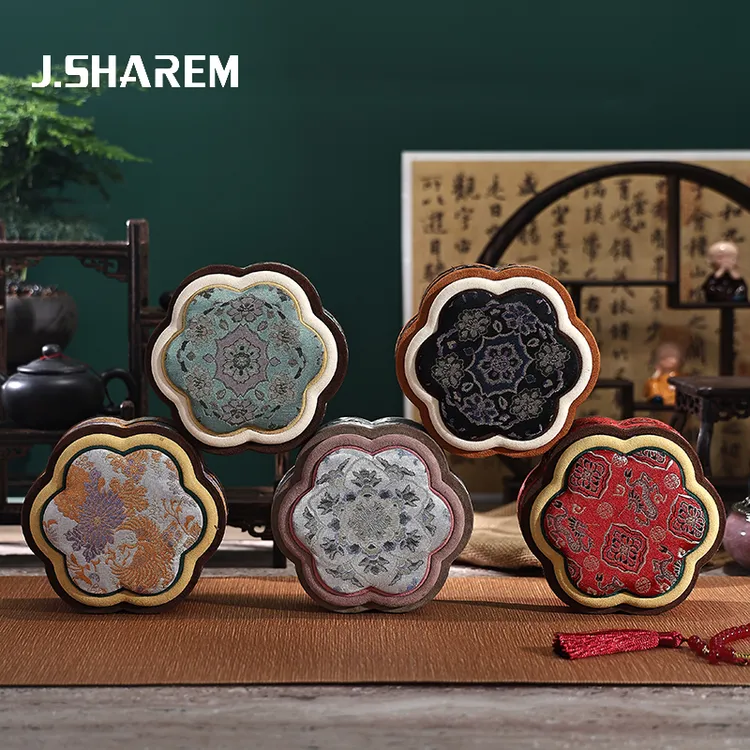 首饰盒/箱 高档文玩手串翡翠手镯礼盒中式玉石吊坠挂件首饰盒国风