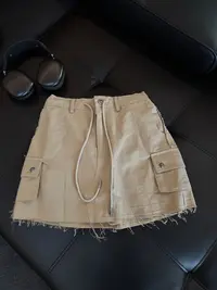 Rebornmoi【vivi老板娘】重工裤裙口袋工装半裙防走光KZ412