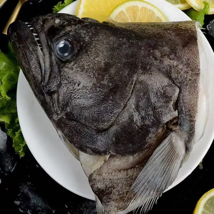 【顺丰发货】俄罗斯进口超大碟鱼头3.5斤-4斤冷冻鲽鱼头新鲜比目鱼