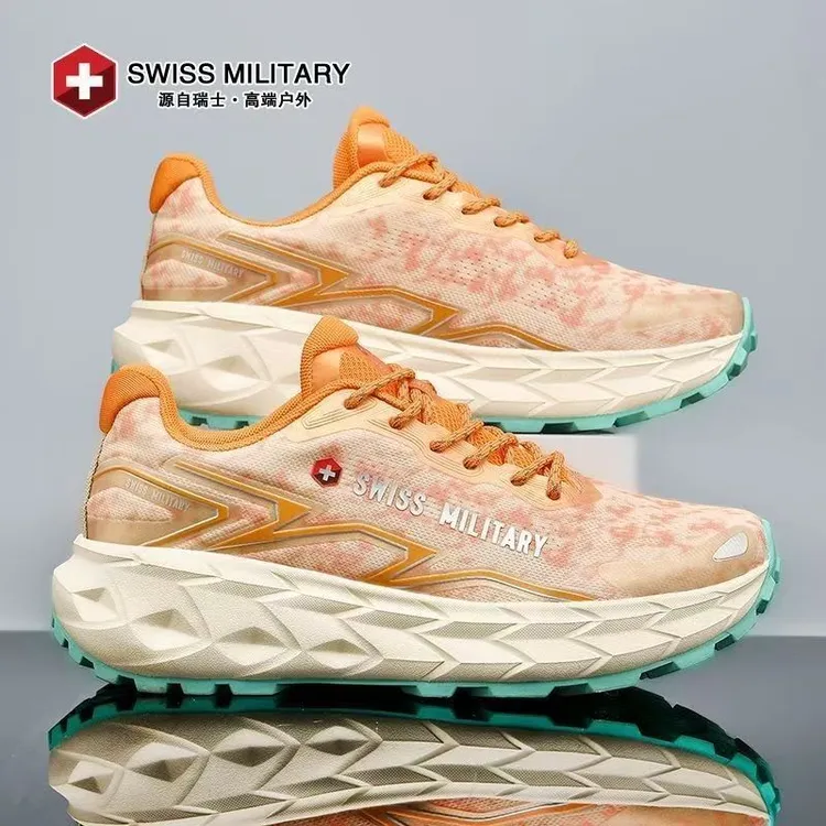 秋季户外运动鞋轻便时尚百搭透气网面情侣户外舒适减震时尚休闲鞋