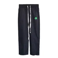 夏季百搭黑色休闲直筒阔腿工装裤 LT23WK009
