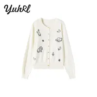 【娃娃专属】遇幻秋冬新款休闲卡通图案毛衫开衫外套#25213