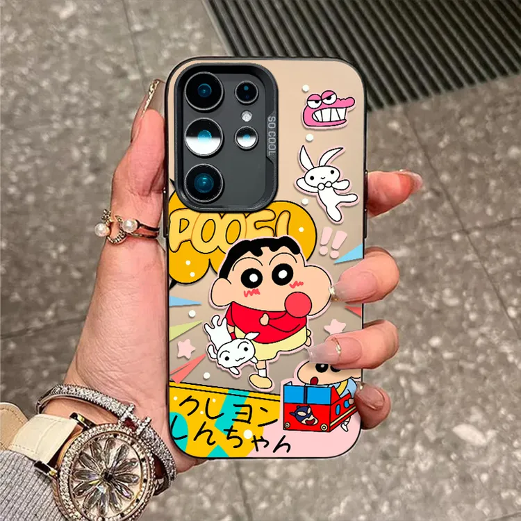 活力小新适用三星s30手机壳s25新款s24外壳彩银S23fe防摔s22校园