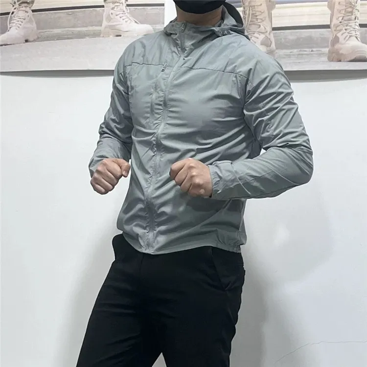 夏男户外防晒衣超薄透气速干迷彩皮肤衣防水防风防紫外线弹力修身