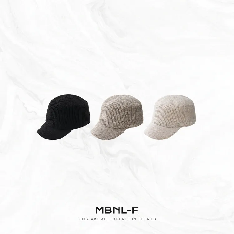 MBNL-F“许妍同款” 英式高级纯色休闲帽 秦磊XM-XMZ1123