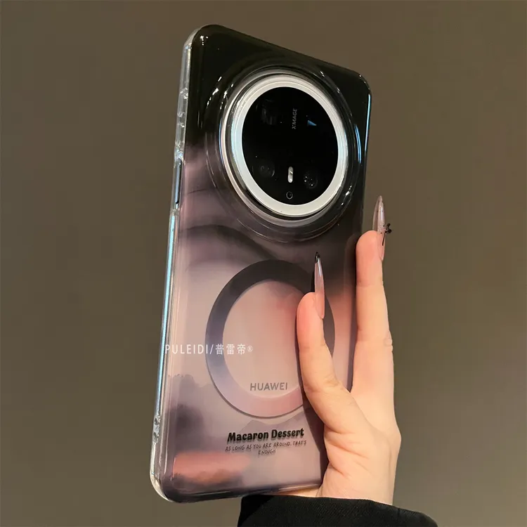 国风水墨画适用华为mate70pro+手机壳mate60pro磁吸pura80全包防