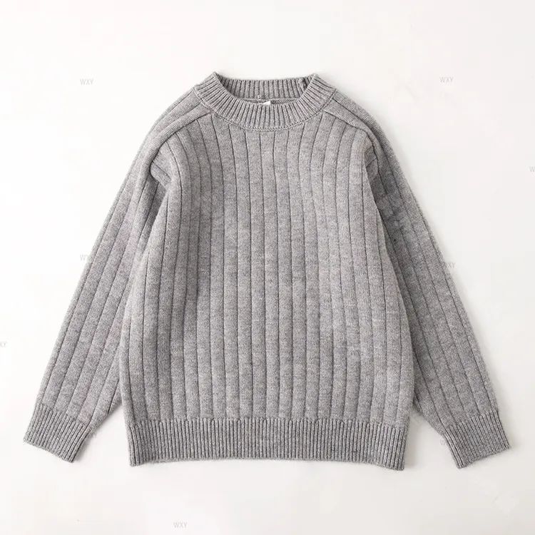 吴小越w671儿童毛衣圆领百搭神器洋气秋冬新款男童原宿风文艺范保