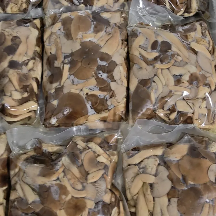 野生毛尖蘑菇水焯速冻顺丰包邮