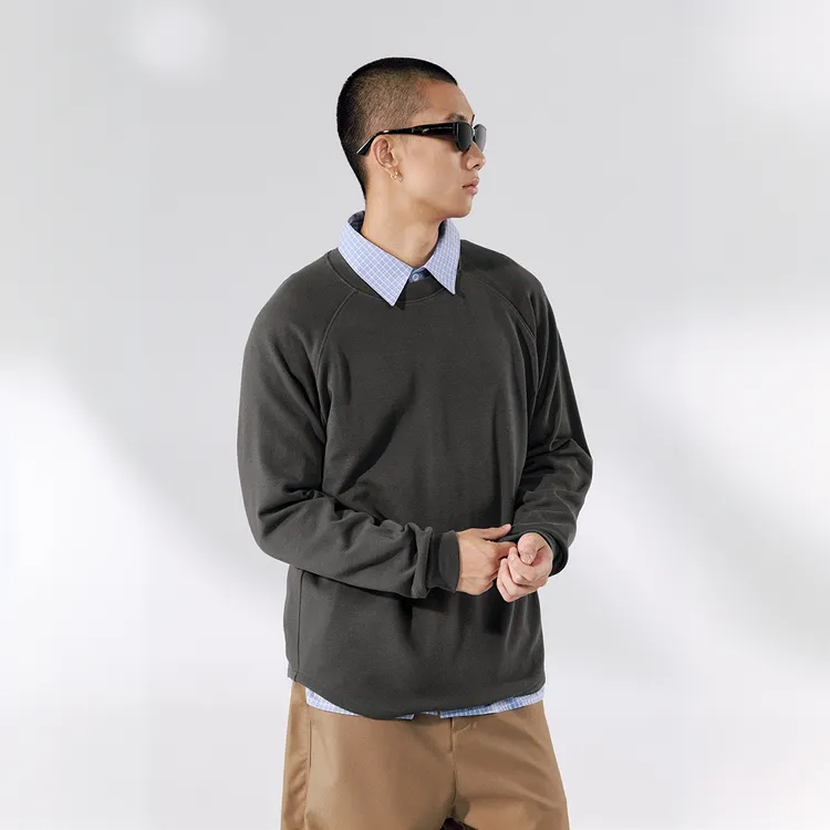 ChicSoso德绒保暖秋冬内搭长袖T恤美式休闲百搭圆领加绒加厚t恤男