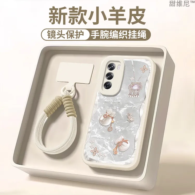 适用opporeno12手机壳新款防摔reno12pro高级感福袋全包透明