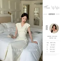 【月光诗集】<中秋国庆大狂欢>小个子连衣裙圆领短袖收腰A字裙