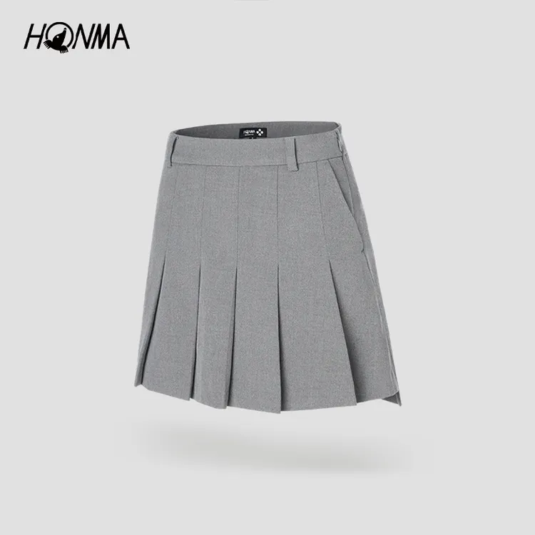 HONMA高尔夫女士短裙髙捻度纱线面料细腻弹力贴合设计HWLD902R220