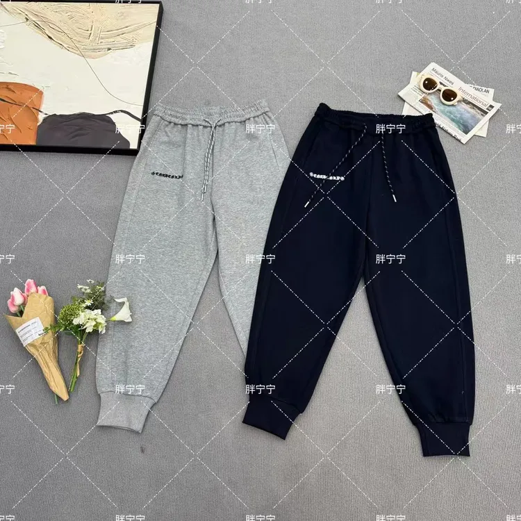 “直接焊腿上”刺绣KLX显瘦有型卫裤（裤长99左右）卡码边缘拍小
