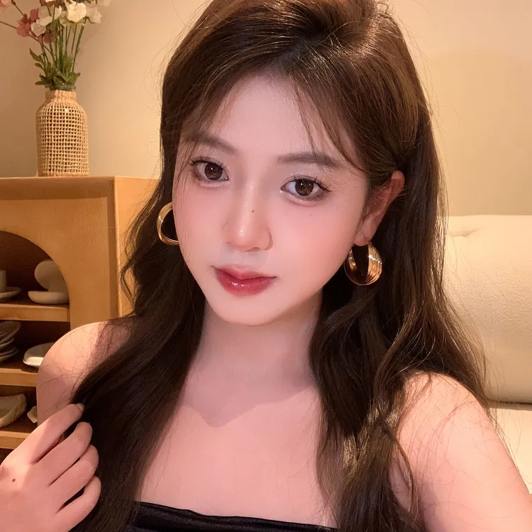 法式时髦大耳圈高级感复古小众设计款时尚耳环-483