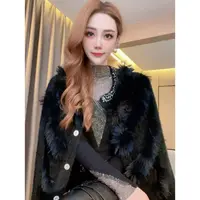 【千金来袭】重工钉珠毛毛外套
