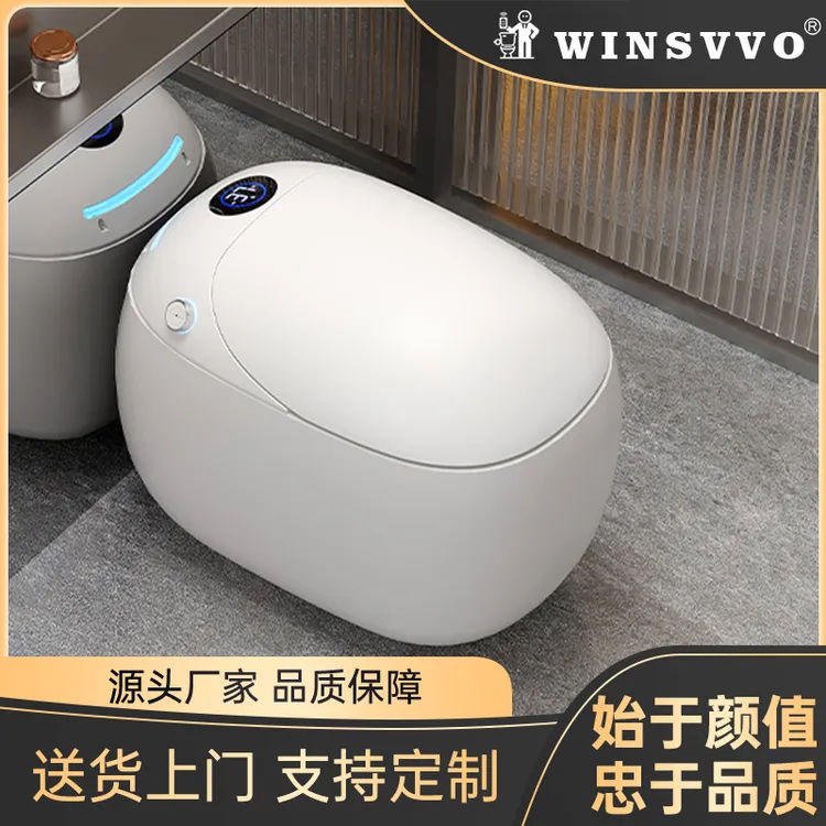 Winsvvo智能马桶D602全自动虹吸式一体式家用潮州高颜值圆形蛋形