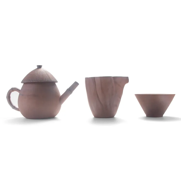 寒江孤影-江湖故人-原矿老泥高温烧制茶器整套高档茶具大套组