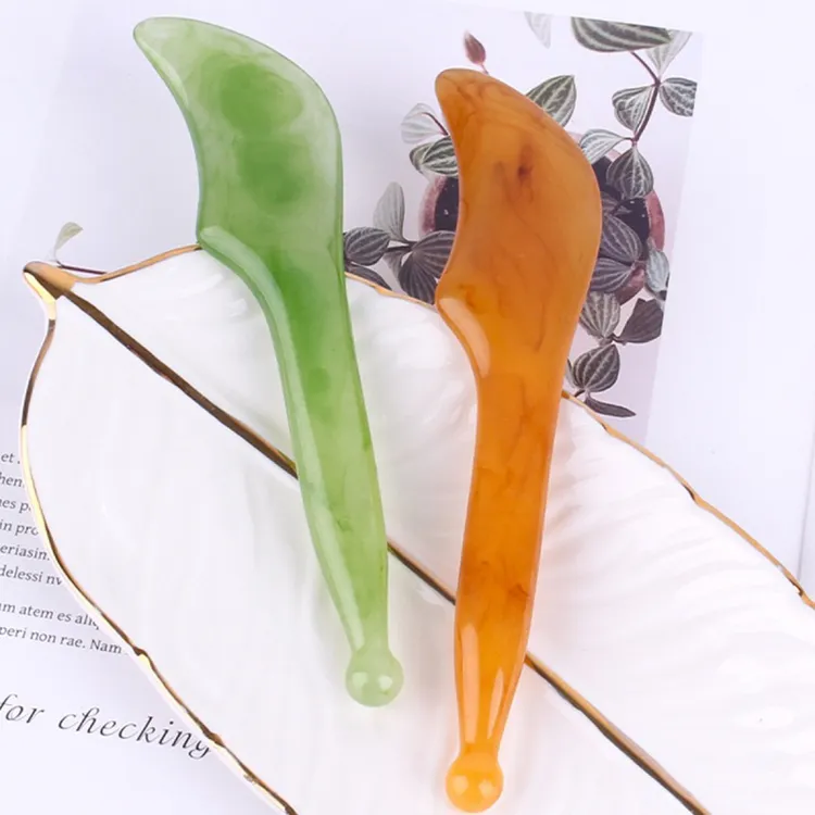 美容棒树脂按摩棒按摩板眼部拔棒脸部家用美容院刮脸美业纯手法