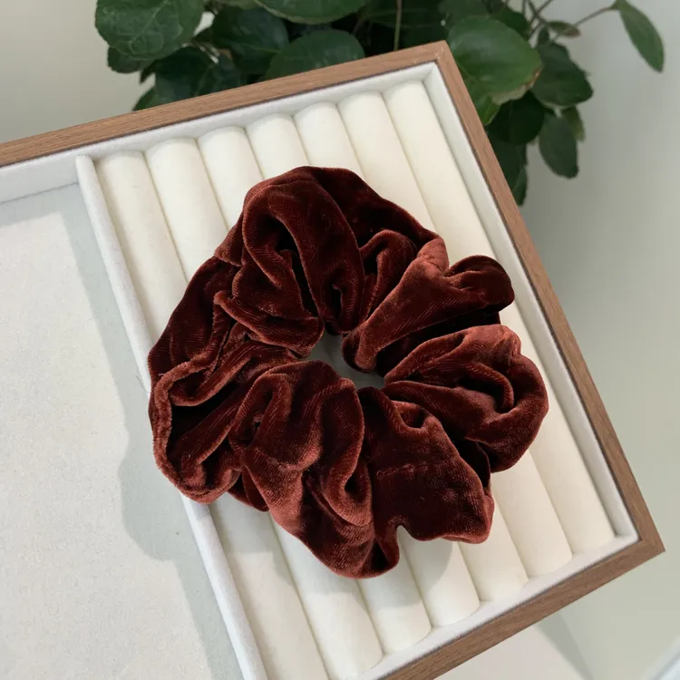 【新店福利】100%桑蚕丝头绳新中式大肠圈简约时尚韩版真丝发圈头饰