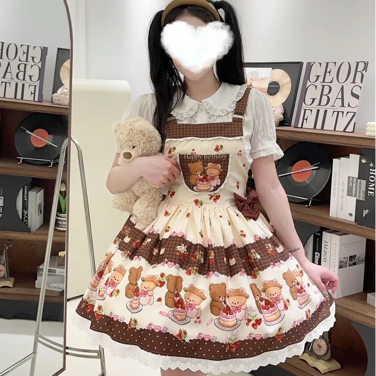 全款现货原创洛丽塔连衣裙背带款Lolita裙子可爱lo裙软妹甜美平价