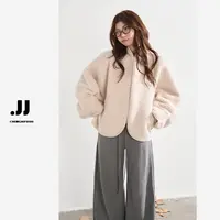 H1090【冬日昼光】秋冬松弛温柔感柔软宽松百搭上衣外套女