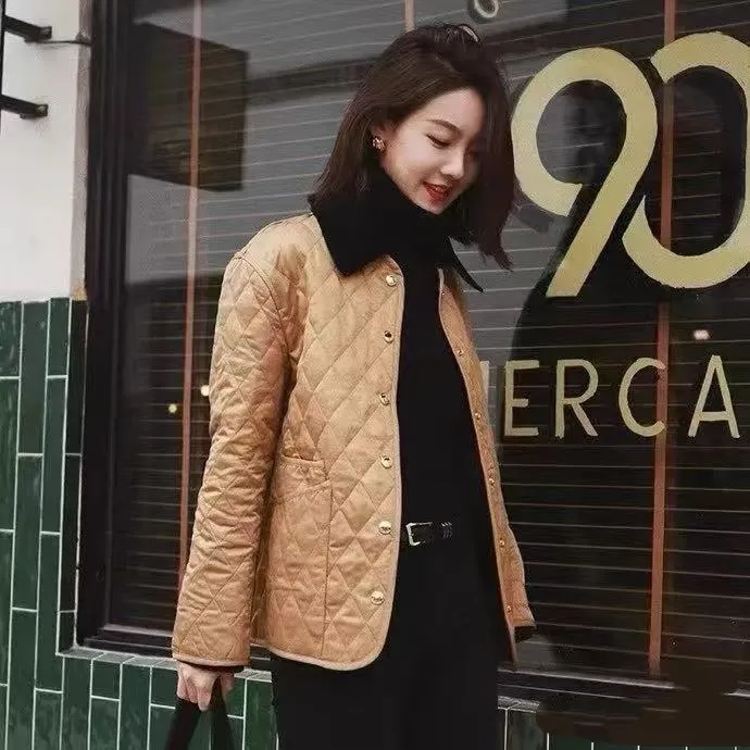 经典时尚黄金棉服女 JZ01