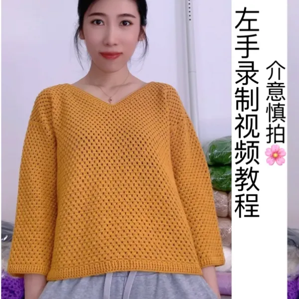 （金秋V领上衣）线上视频教程全集