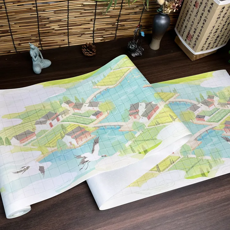 【稻香】绢布不洇墨书写细腻流畅练习