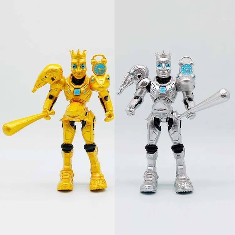 外国山海经木棍人国王融合怪手办可拆卸拼装鲨鱼大象青蛙合体模型