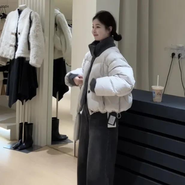 ENJOYABLE-羽绒保暖羽绒服外套(配包包)(上身毫无感)EY63007