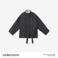 LIURUONAN | 9.28四周年 【灰色长廊】新款气质宽松毛呢外套秋冬