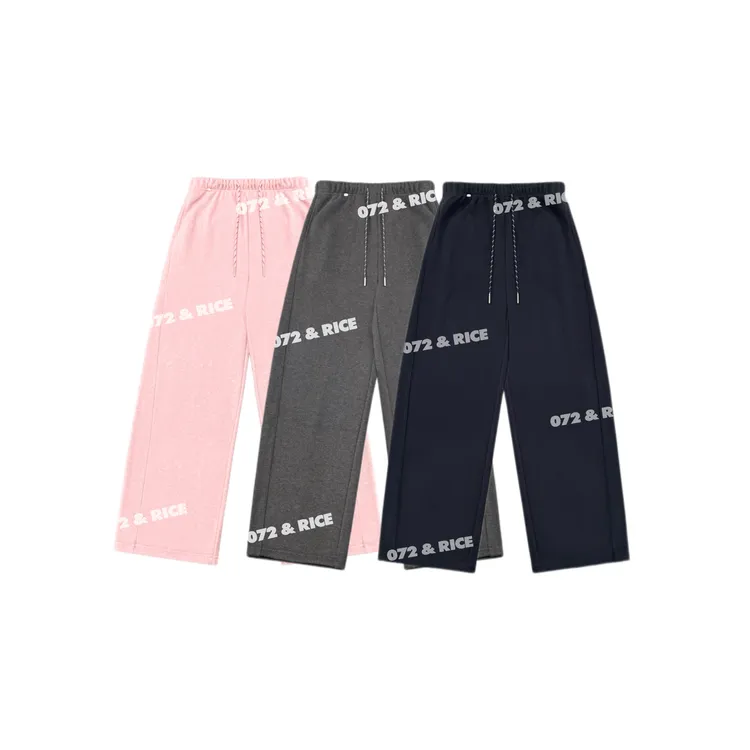 072 & RICE【蜜桃裤】秋冬休闲橡筋腰抽绳长裤 ZX-WM25896